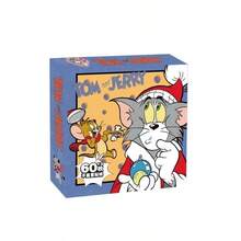 Warner Bros 60pcs/Box Tom And Jerry Cartoon Stickers,They Can Be Used To Decorate Suitcases, Scrapbooks, Diaries, And For Everyday DIY Decorations. These Cute Cartoon Peripheral Products Are The Perfect Birthday Gift For Anime Lovers. - Multicolor - View 11