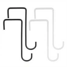 4pcs No-Drill Rust-Proof Fence Hooks, High Load-Bearing Multi-Functional Balcony Railing Flower Pot Hanging Rack - 4 - View 2