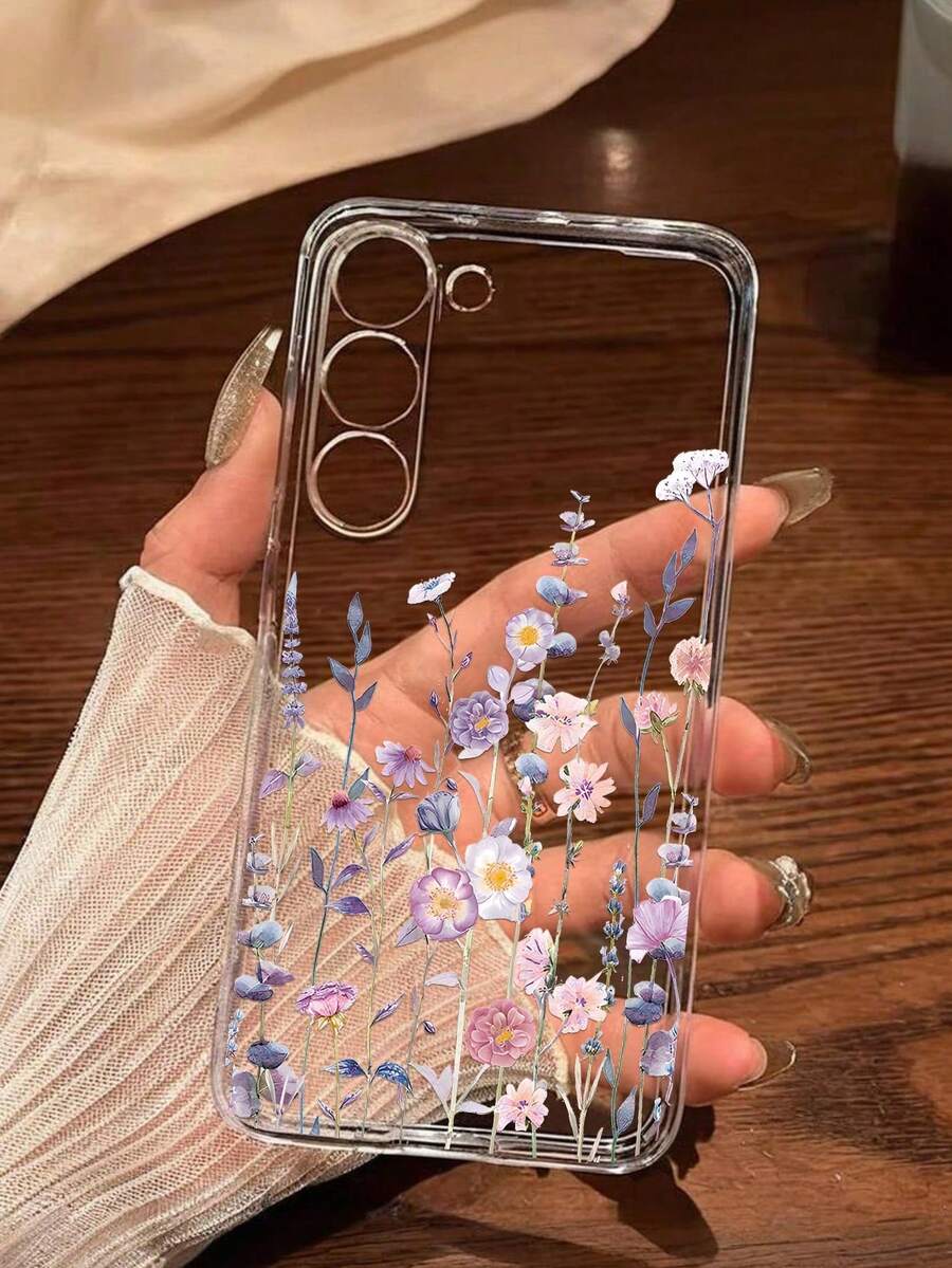1 Piece Of Fashionable Phone Case. Does Not Include Lanyard Or Stand. Shockproof. Soft, Transparent Floral Phone Case, 1 Piece, Fashionable, Colorful, Compatible With 17/17 Pro/17 Professional, Compatible With Redmi, Compatible With A04e/12/A13/A14/A34/A50/A52/A53/A54/S21/S22/S23/S24/S25/S25 Ultra, 6A/7A/8A, 12T/13T, International Version, Not The Domestic Version, Spring/Easter Gift. - 清除 5 - 查看 1