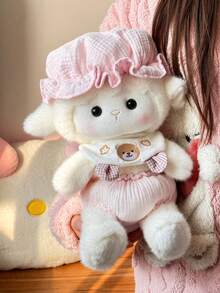 9.84 Inch Cute Wool Plush Doll - Super Soft Plush Doll. - Multicolor - View 8