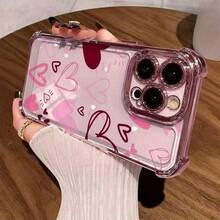Compatible Cases For IPhone 17/16/15/14/13/12/11 Pro Plus Promax, Birthday Gifts - Pink - View 2