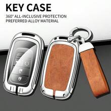 Zinc Alloy Car Key Case Cover With Keychain, Fit For 11th Civic/Accord, CR-V, HR-V, XR-V, Vezel, ZR-V, Type R, Everus Auto Key Protector Shell With Buckle - Bracelet - View 1