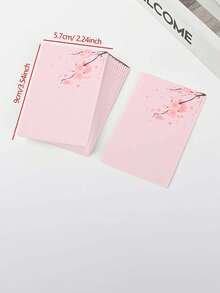 20 Peças Cartões Pequenos em Branco com Cantos Arredondados para Pintura DIY, Cartões de Texto em Papel Cartão Grosso, Cartões com Padrão Floral, Cartões Pequenos em Papel Kraft Branco, Cartões de Bênção Escritos à Mão, Cartões de Texto e Padrão em Papel Grosso, Adequados para Rabiscar e DIY Artesanal - Multicolorido - Visão 16