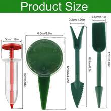 6pcs Sowing Set, Manual Mini Seeder, Plastic Seeder, Suitable For Various Seed Sizes, With 5-Level Adjustable Seedling Seeder, Portable Tool For Potted Seedling, Seed And Vegetable Planting, Includes Two Seed Seeders And Two Small Tools - Seeding Kit - 6-piece Pack - View 7
