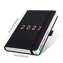 2027年新日曆日誌 自律打卡時間管理 每日一頁 365天計畫 辦公學校用品 - B - 查看 2