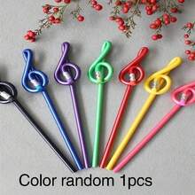 1/3/5HB Colored Pencil Set, Music Symbol Pattern - Cute And Sweet Music Theme Stationery, Rainbow Pearl, Wooden Material, Perfect For Drawing And Back To School Season - Multicolor - View 11