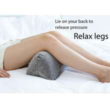 1pc Nap Pillow, Rest Cushion, Neck Support Pillow, Sofa Pillow, Office/Home, Dorm Pillow, Car Triangle Pillow - Grey - View 8
