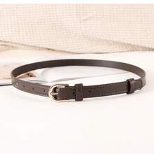 1pc/3pcs Solid Color Casual PU Leather Waist Belt, Thin Style For Women, All Season - A - View 18