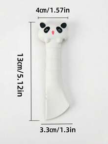 1 pieza Cuchara multifuncional con cabeza de panda para lata de mascota, cuchara de silicona para comida húmeda con abridor de lata integrado, espátula de alimentación para eliminar residuos de comida enlatada para gatos y perros - 10 g - Ver 13