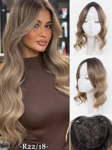 Synthetic Topper Clip In Hair Extensions With Bangs For Women Increase The Amount Of Hair On The Top Of The Head Cover The White,Breathable And Heat-Resistant For Daily Use, Halloween - Multicolor - View 11