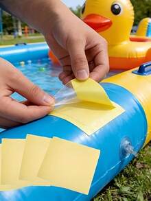 1/5/20/40pcs Waterproof Self-Adhesive Transparent Repair Tape, Suitable For Inflatable Items, Inflatable Mattress Repair Patch, Pool Float Repair Tape, Leak-Proof And Easy To Use, Suitable For Inflatable Pool, Inflatable Bed, Water Toys And Swimming Rings, Water Party, Summer Essential - Multiple Colors - View 2