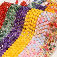 18-21 pièces Perles de pierre naturelle colorées en forme de losange pointu, perles d'espacement, accessoires de matériau semi-fini pour bijoux faits main DIY, perles en vrac - perles pointues en losange - Voir 2