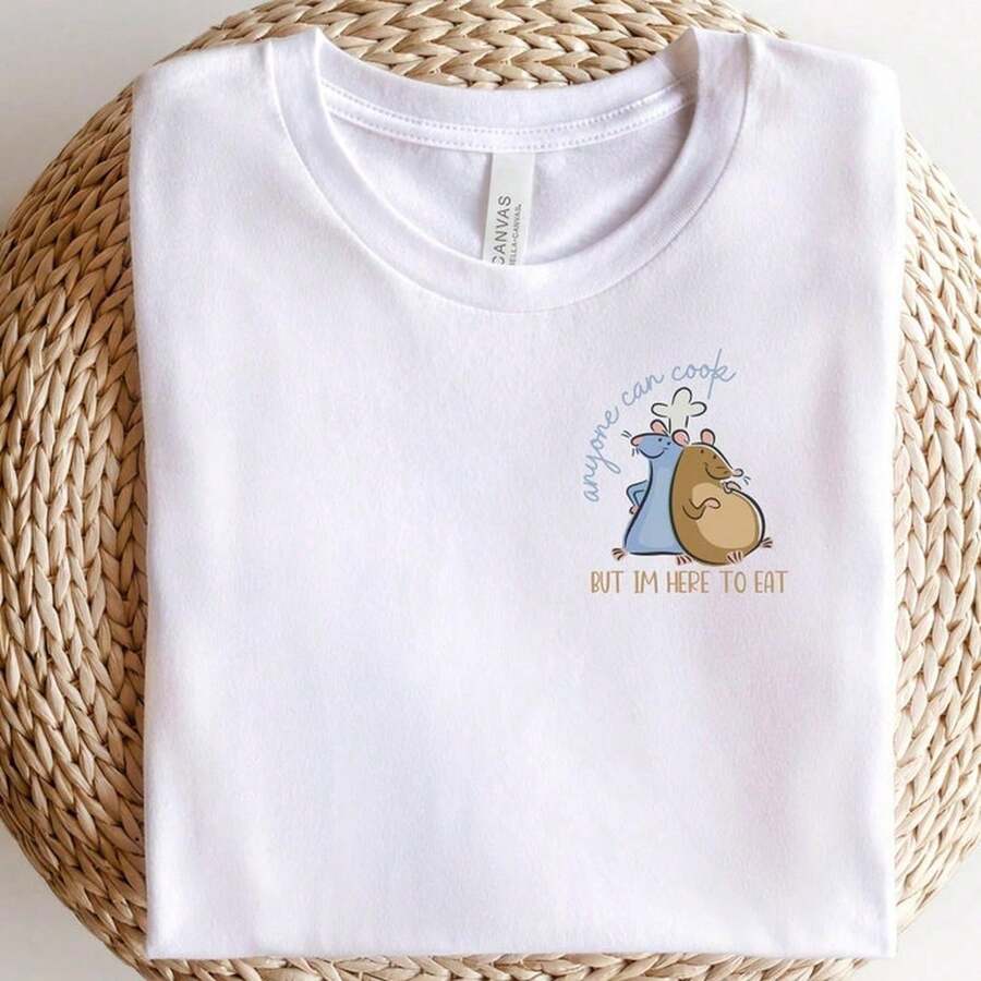 Cualquiera C1An Cook S1Hirt, Ratatouille S1Hirt, hirt, tierra S1Hirt, Matching Family hirst, Wod S1Hirt, R1emy, Gusteau - Blanco - Ver 1
