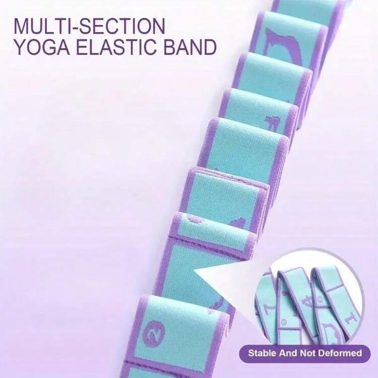 Elastic Stretching Strap With Loops For Physical Therapy & Rehab, Knee Hip Leg ROM Post-Surgery, Yoga Strap For Stretching, Leg Lifter Strap Mobility Aid, Hamstring Calf Back - Multiple Styles - View 3