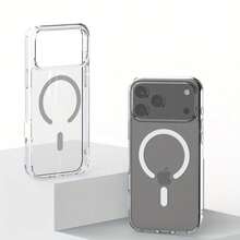 [Local Delivery Within 24 Hours From Germany, Spain, Italy]Clear Transparent Magnetic Ring TPU Phone Case, Compatible With Wireless Charging Shockproof Anti-Yellow Slim Protective Cover For IPhone11~17 Plus Pro Max/Air/16e,  S21-S26 Ultra FE Edge,   Multiple Models, Minimal Plain Aesthetic  Phone Shell For Daily Use Men Women Gift - 1 - View 3