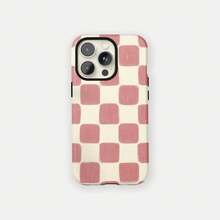 Una elegante funda para teléfono que no incluye cordón ni soporte Olive Green Tile Pattern Phone, Multicolor Blocks Minimalist Durable Protective Cover 17 16 15 14 13 12 11 Pro - Multicolor 3 - Ver 1
