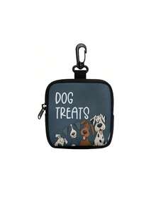1pc Cartoon Pattern Pet Treat Bag, Portable Training Set, With Hook Zipper Bag, Cat Food Bag, Dog Food Bag, Pet Bag - Multicolor - View 19