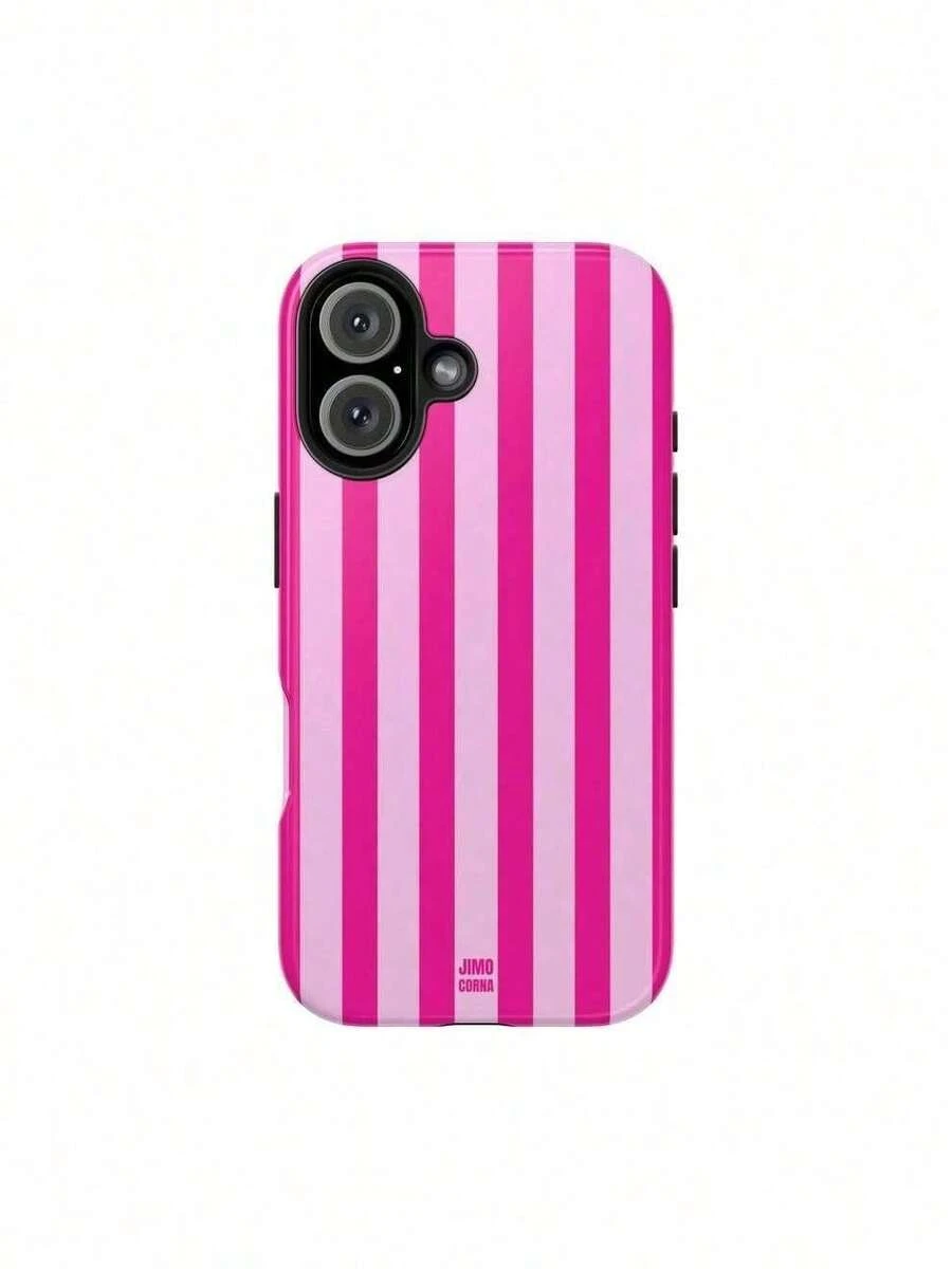 Una elegante funda para teléfono que no incluye cordón ni soporte, Pink Candy. | Funda JIMO CORNA – Cubierta con Estética Veraniega, Adecuada para 17/17/17 Pro/17 Pro/16 Pro/15 Pro/14 Pro/13 Pro/12 Pro | Compatible y listo para carga inalámbrica | Duradero y Elegante | Regalo para chicas adolescentes - Blanco 1 - Ver 1