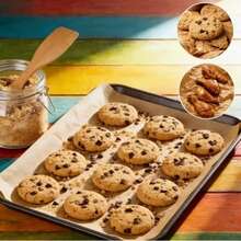 50/100pcs Pre-Cut Non-Stick Baking Paper, Suitable For Baking, Cooking, Grilling, Air Fryer And Steaming, Fits Most Baking Pans - Multicolor - View 3