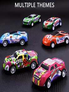 5/10/20pcs Random Toy Cars, 3-12 Years Old Children Party Gifts, Suitable For Easter, Children's Day, Christmas, Metal Racing Cars Bulk Pack (Some Colors And Styles Sent Randomly) - Multicolor - View 3