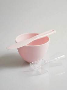 Silicone Face Mask Bowl And Brush Set, Soft Mask Mud Mixing Tool For Beauty Salon, DIY Skincare Kit - Multicolor - View 8