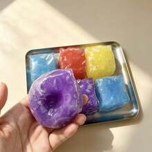 Squishy 7cm 大號冰川起司捏捏樂 壓力紓壓玩具，西瓜奶昔起司、草莓奶昔起司、檸檬奶昔起司、葡萄奶昔起司、麥芽糖起司，超柔軟觸感，生日禮物，指尖玩具 - 彩色 - 查看 22