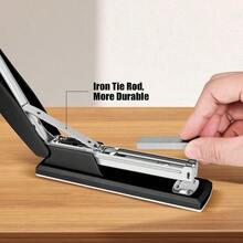 Stapler 25 Sheet Capacity With 1000 And Staple Remover - Staplers Desk, Non-Slip Office Stapler With Office, Black - B - View 6