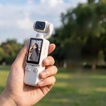 Cámara de acción de mano, lente giratoria de 180°, enfoque automático, adecuada para grabación de vlogs. Compacta y portátil, adecuada para grabación al aire libre, fácil de llevar y grabar cada momento de emoción. (Sin seguimiento facial) - Multicolor - Ver 10