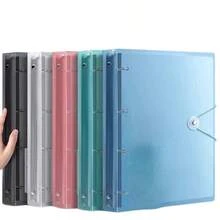 1套 A4尺寸耐用彩色PP活頁夾，大容量可擴展文件夾，多種擴展組合，適用於學校、家庭、辦公室、工作、旅行 - 便攜設計，兒童開學季禮物與必需品 - 彩色 - 查看 7
