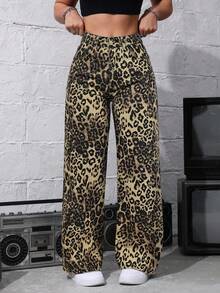 ICON Simple And Simple Women's Jeans For Everyday Wear - Khaki - View 1