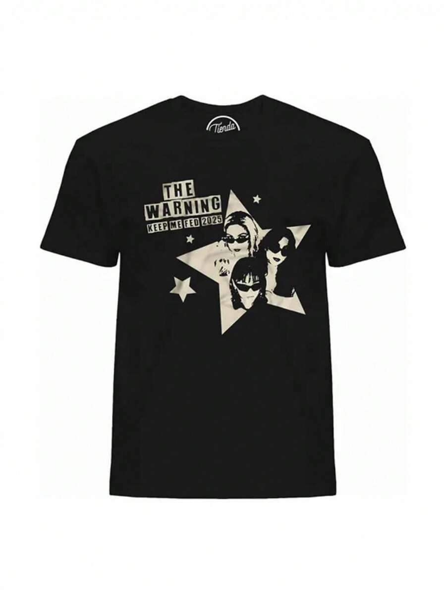 The Warning Band T-Shirt 15 - Black - View 1