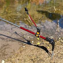 1pc Dual-Purpose Ground Spike/Rod Holder Fishing Rod Support Stand, Adjustable Aluminum Alloy Fishing Rod Holder, Outdoor Fishing Gear Accessory (Multiple Colors Available, Extends To 165cm) - Multicolor - View 9