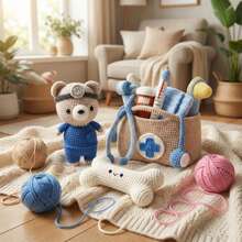 23 Doctor Theme Amigurumi Crochet Patterns: A Beginner-Friendly Guide With Step-By-Step Instructions | Quick & Simple Crochet Tutorial | The Perfect Gift Idea For Crochet Lovers - ZDB0005 - View 5