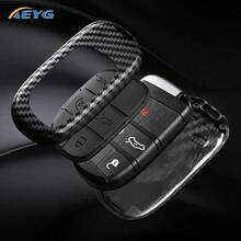 Carbon Fiber Style ABS Car Key Shell Cover, Compatible With Compass, Grand Cherokee, Chrysler And Dodge - Model a - View 4