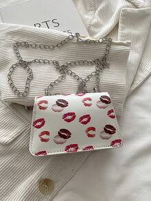 Fashionable Printed Handbag For Women, New Versatile Chain Shoulder Crossbody Bag - Multicolor - View 9