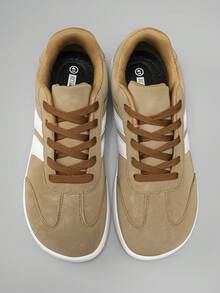 Scarpe casual da escursionismo vintage britanniche unisex - Scarpe sportive per tutte le stagioni per uso esterno/urbano, scarpe con punta ampia e testa grande, design geometrico antiscivolo con punta tonda - Adatte per escursionismo, affari e uso quotidiano - Cammello - Visualizzare 6