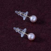 10/20/50pcs Hypoallergenic Silicone Earring Backs - Transparent, Full Coverage Soft Plugs, Suitable For Stud And Hook Earrings, Ear Plugs And Replacement Parts - Clear - View 4