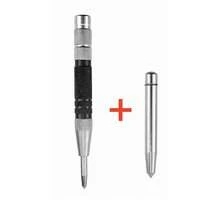 2/4/6pcs/Set High Speed Steel Woodworking Positioning Automatic Center Punch, High Hardness Punch, Window Breaker, Automatic Center Punch, Positioner, High Hardness Punch. Drilling/Piercing Tool - Multicolor - View 13