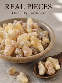 6/25/50/100g Pure Frankincense, Natural Incense, No Additives, Naturally Dried, Long-Lasting Fragrance, Hand-Selected - Mastic - View 3