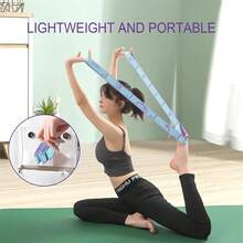 Elastic Stretching Strap With Loops For Physical Therapy & Rehab, Knee Hip Leg ROM Post-Surgery, Yoga Strap For Stretching, Leg Lifter Strap Mobility Aid, Hamstring Calf Back - Multiple Styles - View 2