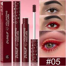 DUNUF Colorful Volumizing Mascara, Waterproof Smudge Proof Long Lasting Thick Lash Mascara, Vibrant Rainbow Color Eyelash Makeup For Party Cosplay Halloween Eye Makeup - Multicolor - View 21