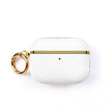 1pc Double-Layer Electroplated Lychee Texture Protective Case Compatible With Apple 2/3/4 Wireless Earphones, AirPodspro/2/3 Wireless Bluetooth Soft Shell Earphone Case - Multicolor - View 12