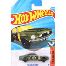 Mattel Mattel Hot Wheels 1:64 比例壓鑄合金車，適合玩樂或展示，Die-26J 系列逼真合金玩具車，蝙蝠車、道奇、雪佛蘭、三菱、鴨子、速霸陸、奧迪、別克 C4982 小車，GTC 系列，給愛好者男孩的禮物，玩具車模型，1件裝 - 彩色 - 查看 26