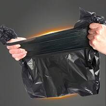 Thick Disposable Garbage Bags Of 50/101/202/303 With Handles, Practical For Hassle-Free Household Waste Disposal - 202 件 - 查看 3