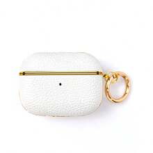 1pc Double-Layer Electroplated Lychee Texture Protective Case Compatible With Apple 2/3/4 Wireless Earphones, AirPodspro/2/3 Wireless Bluetooth Soft Shell Earphone Case - Multicolor - View 17