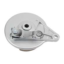 PowerMotor Ensamblaje de freno de tambor trasero de motocicleta para todas las mini motos Baja Heat Warrior MB165 MB200, repuestos de zapatas de freno de 105mm - A - Ver 13