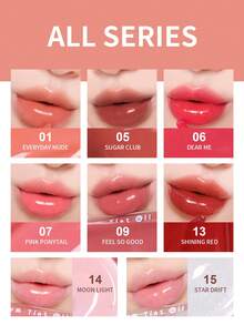 4U2 Lip Glaze ini memiliki tekstur yang melembapkan, mencegah penggumpalan, menjaga bibir tetap terhidrasi sepanjang hari, memberikan kilau yang berkilau, dan tahan terhadap noda. Sempurna untuk perjalanan, kencan, konser, dan pesta. - 15 BINTANG DRIFT - View 8
