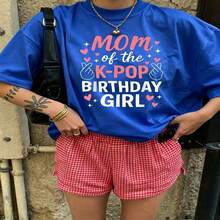 Heartfelt Daily Casual Graphic T-Shirt 100% Cotton Oversized Soft Breathable Casual Crewneck Short Sleeve Top Cute Aesthetic Daily  Basic Casual Wearers Fashion Lovers Daily Outfit Enthusiasts Gift Givers - 藍色 - 查看 18