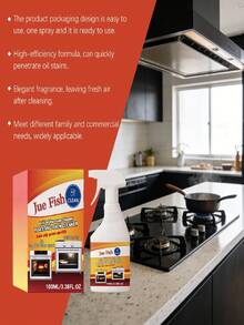 Kitchen Grease Spray Cleaner For Range Hood, Stovetop, Frying Pan And Heavy Oil Stains Cleaning Care Spray - Liquid - View 12