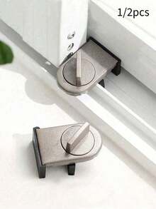 Aluminum Alloy Sliding Door And Window Lock, With Anti-Pinch, Anti-Theft, And Anti-Fall Functions - Multicolor - View 3